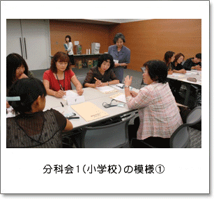 分科会1（小学校）の模様（1）